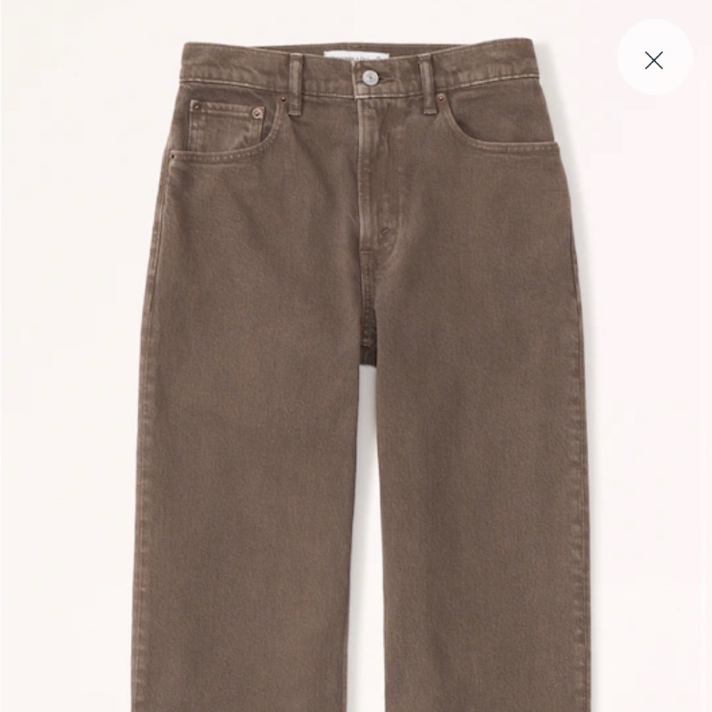 Abercrombie high rise 90s jeans